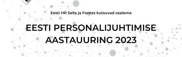 Startis Eesti personalijuhtimise aastauuring 2023