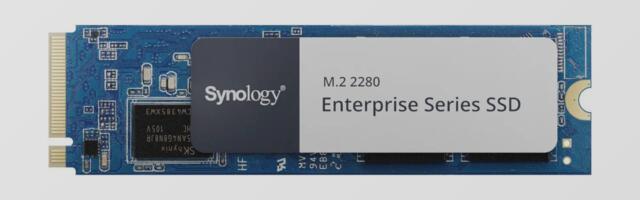 Synology starts selling overpriced 1.6 TB SSDs for $535 — self-branded, archaic PCIe 3.0 SSDs the only option to meet 'certified' criteria