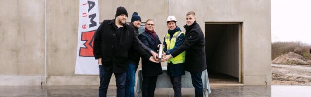 Galerii: Saaremaa biogaasijaamale pandi nurgakivi