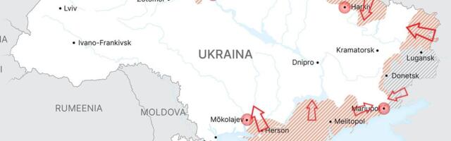 VÄRSKE KAART | Sõja seis 3. märtsi seisuga. Putini väed pommitavad elurajoone