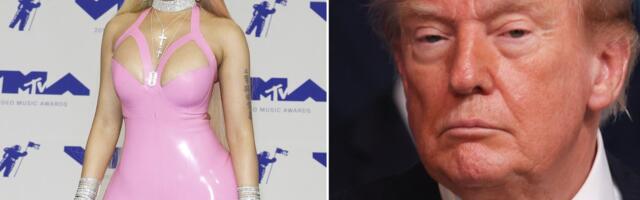 Kiindunud räpparisse? President Donald Trump ei suutnud Nicki Minajilt silmi võtta