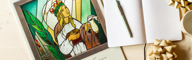 Dolores Hoffmanni kaunid kirikuvitraažid köideti kalendriks