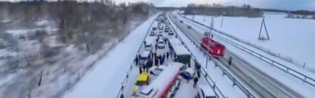 VIDEO: ahelavarii Kaliningradis, 26 autot põrkasid kokku