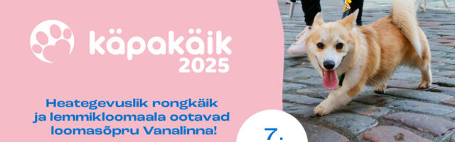 Heategevuslik rongkäik ja lemmikloomaala ootavad loomasõpru Tallinna vanalinna