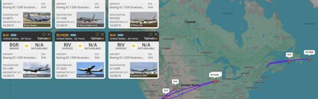 Midagi on toimumas: USA suured õhus tankimise lennukid on teel Lähis-Itta