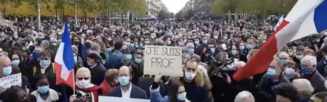 Pariisis kogunes rahvas tänavatele, et avaldada meelt islamistliku terrorirünnaku vastu