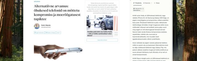 Proovisime AI-brauserit: toimetab iseseisvalt veebis ringi, kuid jääb ikka hätta ka