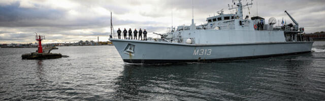 Eesti miinijahtija sai jääolude tõttu kahjustada ja vajab remonti