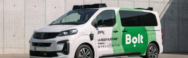 Bolti alustas isejuhtivate autode pilootprojektiga, eesmärgiks tuua turule 100 000 autot