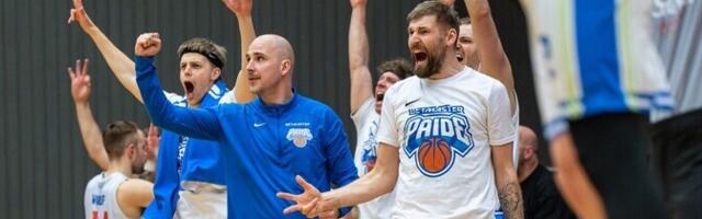 Paide krooniti 1500 pealtvaataja ees korvpalli esiliiga võitjaks