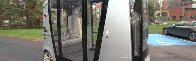 Reporter: Tallinna Tehnikaülikooli linnakus Mustamäel alustas regulaarsõite juhita auto ehk iseAuto