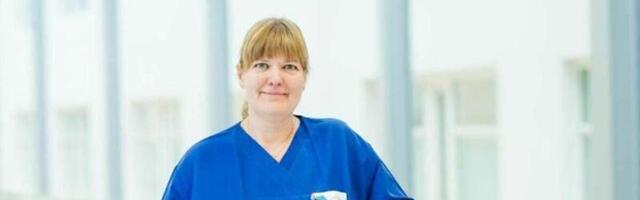 Tartu kiirabi juht Veronika Reinhard siirdub tööle Narva