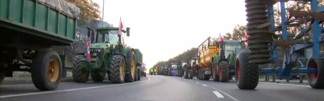 Польские фермеры вновь заблокировали проезд в Украину