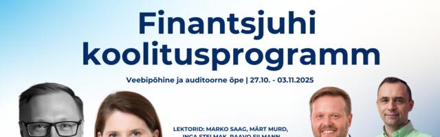 6-päevane põhjalik “Finantsjuhi arenguprogramm”