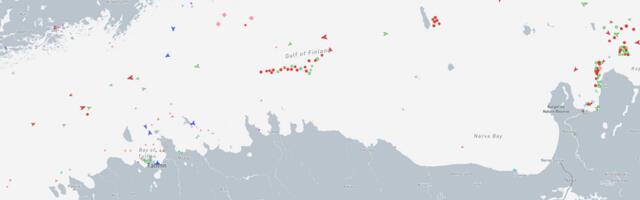 Soome lahes on praegu kinni pea 40 Vene varilaevastiku alust
