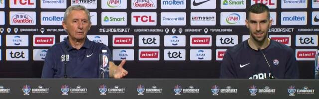 Haos na konferenciji! Svetislav Pešić se posvađao sa srpskim novinarem: "Ne pitaj me više do kraja prvenstva"