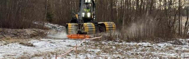 Elektrilevi piloteerib liinikoridoride hooldusel Baltic Agro Machinery uuenduslikku rasketehnikat