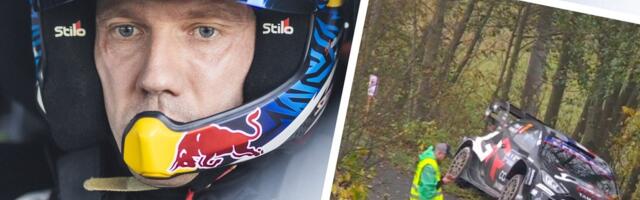 VIDEO | „See ei ole võimalik!“ Ootamatu avarii teinud Ogier pidi Kesk-Euroopa ralli katkestama  