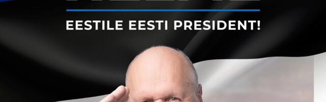 Presidendikandidaat Mart Helme sümboolikat haarati lennult