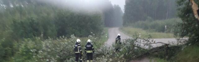 Lõuna päästekeskuse päästjad said väljakutsed Tartu-, Põlva-, Valga-, Viljandi- ja Võrumaalt