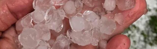 Ilm kisub karmiks: Tartus uputab, Põltsamaal sadas üle 2 cm läbimõõduga rahet