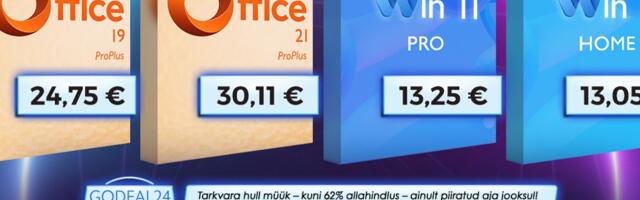 Godeal24 must reede_ Office 2021 Pro elu lõpuni 30,11 eurot ja Win 11 Pro 13,25 eurot! Säästa üle 90%!