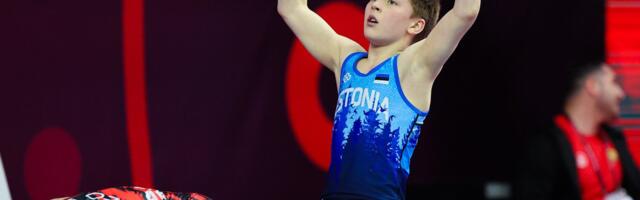 Eesti maadleja võitis U15 EMil hõbemedali