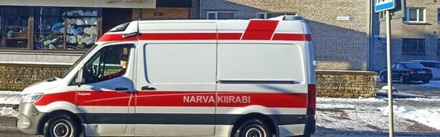 В Нарве 14-летняя девочка попала под машину на пешеходном переходе