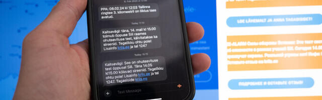 RIA jäi Eesti äpi ohuteavituse testiga rahule, Ole valmis! äpi teavitus hilines