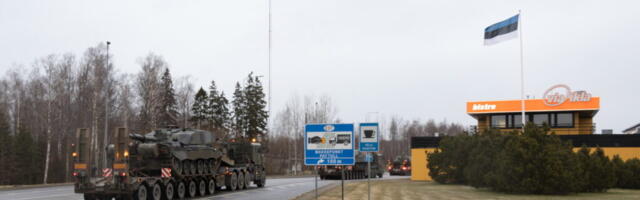 Esimesed NATO lahingugruppi tugevdava Briti üksuse kolonnid jõudsid Eestisse