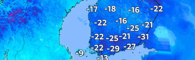 Soome lõunaosas mõõdeti üle 30 kraadi külma – ilm läheb veel külmemaks