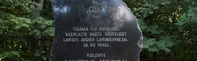 AUDRU LAHING VÄLJENDAS EESTLASTE KANGELASLIKKU PÜÜDU TAASTADA EESTI ISEISVUS