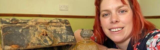 Inglanna leidis prügi koristades sajanditevanuse vääriskividega aardekirstu