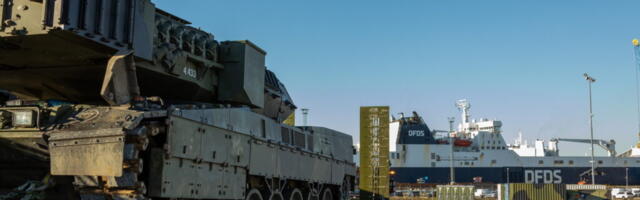 Eestisse saabusid NATO lahingugrupi uue rotatsiooni tankid Leopard 2A7