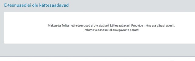 IT-probleem ei lase logida maksuameti iseteenindusse, hädas 35 000 ettevõtet