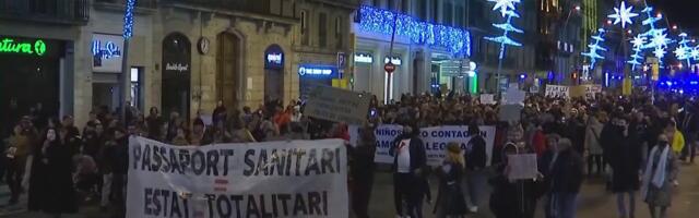 Videod! Jõuludest hoolimata protestiti koroonameetmete vastu mitmel pool Euroopas