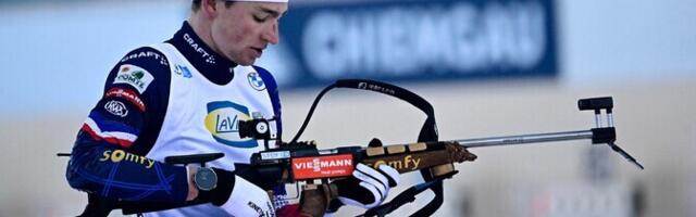 Prantsuse laskesuusatäht valmistus olümpiaks basseinis