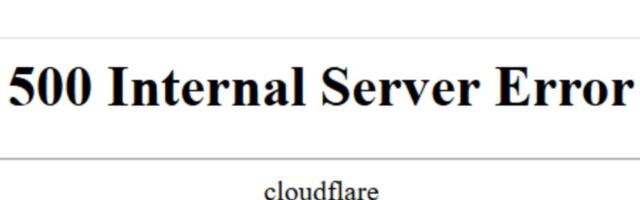Jälle Cloudflare´i rike! Üleilmselt on maas hulk veebiteenuseid ja -lehti