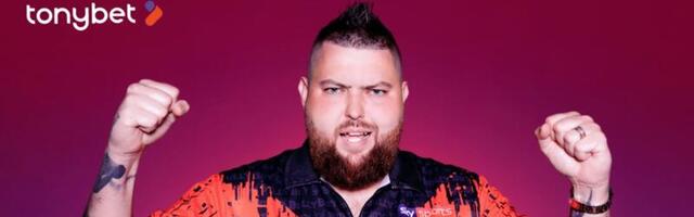 TonyBet alustas koostööd noolemängu esinumbri ja valitseva maailmameistri Michael Smithiga