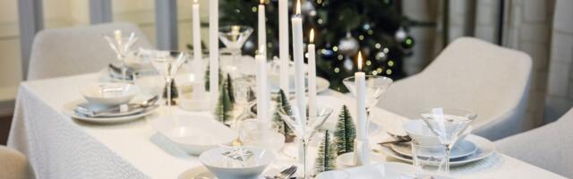 Kaunis pühadelaud loob õige meeleolu