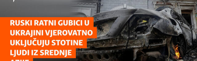 Ruski ratni gubici u Ukrajini vjerovatno uključuju stotine ljudi iz srednje Azije