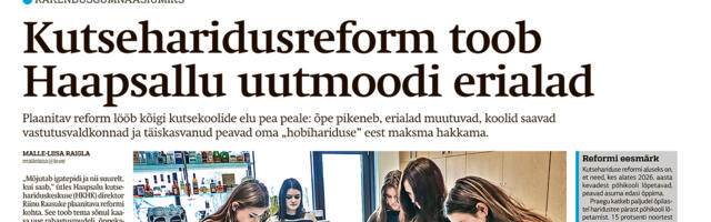 Lääne Elu paberleht laupäeval, 28. septembril