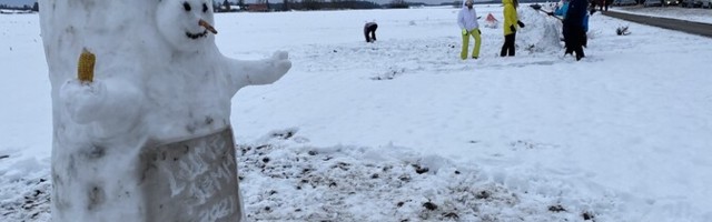 Väätsale kogunes lumememmesid ehitama umbes 600 inimest