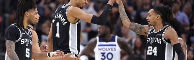 San Antonio Spurs jõudis poolfinaalist võidu kaugusele
