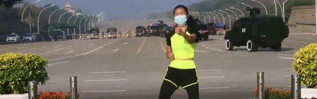 Reporter: Myanmari aeroobikatreener lõi enese teadmata riigipöörde taustal tantsu