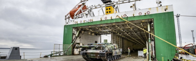 NATO lahingugrupis teenistust alustava prantsuse üksuse tehnika jõudis Eestisse