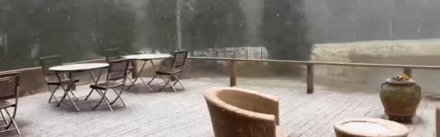Reporter: Võrumaal ja Otepää kandis tuli lumi maha