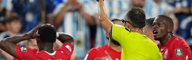 IFAB kinnitas_ Šveitsile anti MM-i veerandfinaalis Argentinaga punane kaart ekslikult