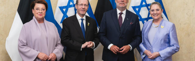 Iisraeli president koos kaasaga külastas Eestit