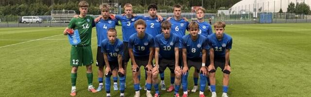 U-17 jalgpallikoondis viigistas Balti turniiri avamängus Soomega